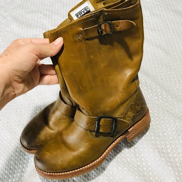 FRYE Veronica olive boots - Picture 6 of 16